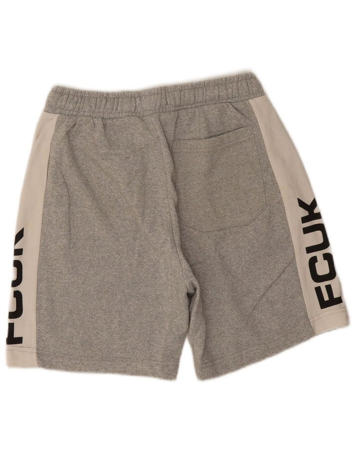 Pantaloncini sportivi grafici da uomo French Connection color grigio medio