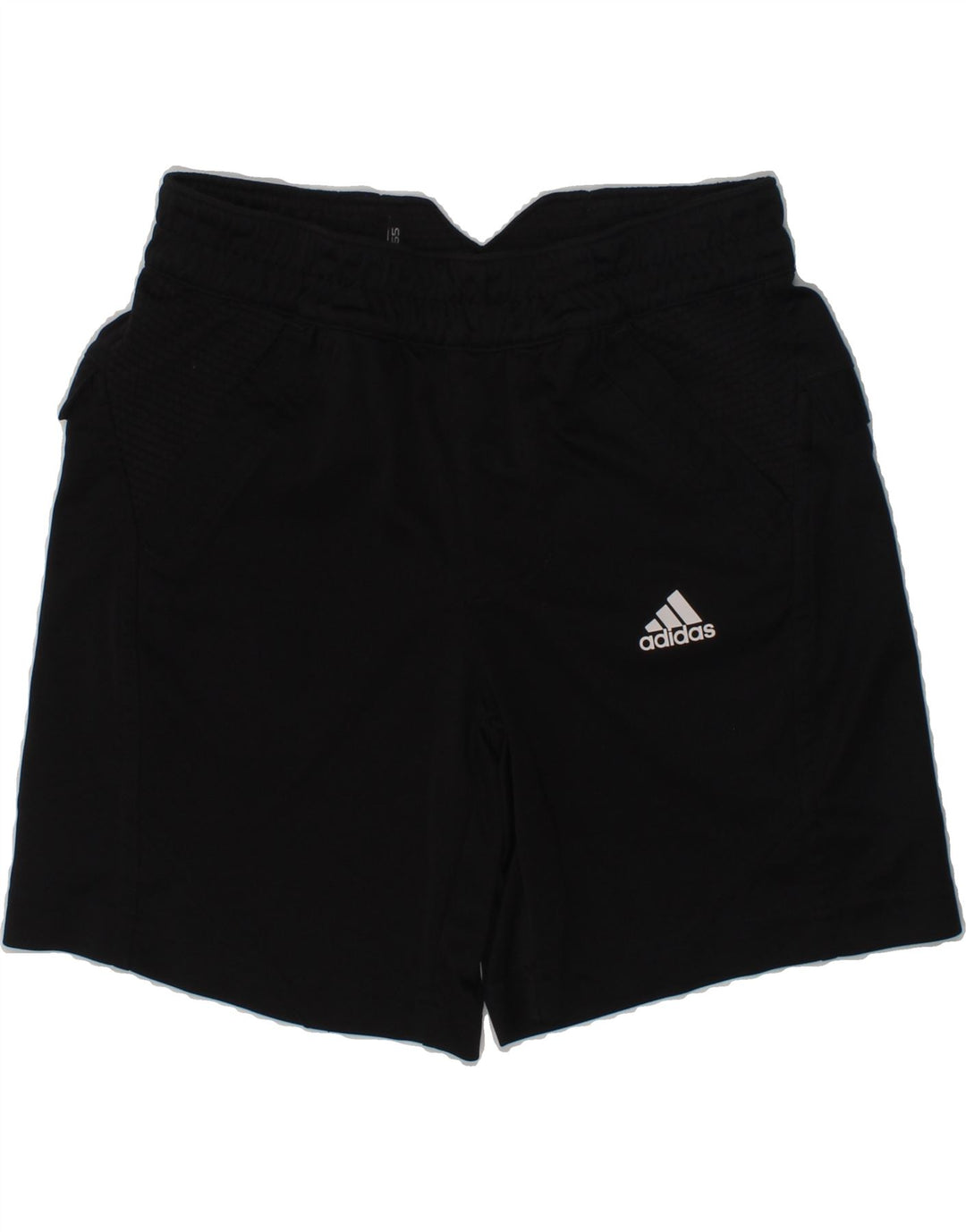 ADIDAS Boys Sport Shorts 5-6 Years Black Polyester | Vintage Adidas | Thrift | Second-Hand Adidas | Used Clothing | Messina Hembry 