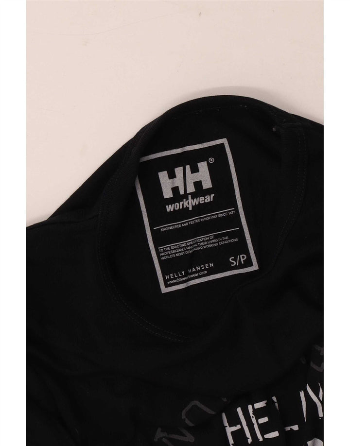 Helly Hansen Top grafico da uomo a maniche lunghe piccolo nero