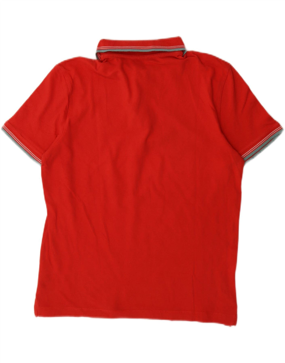 BENETTON Mens Polo Shirt Medium Red Cotton Vintage Benetton and Second-Hand Benetton from Messina Hembry 