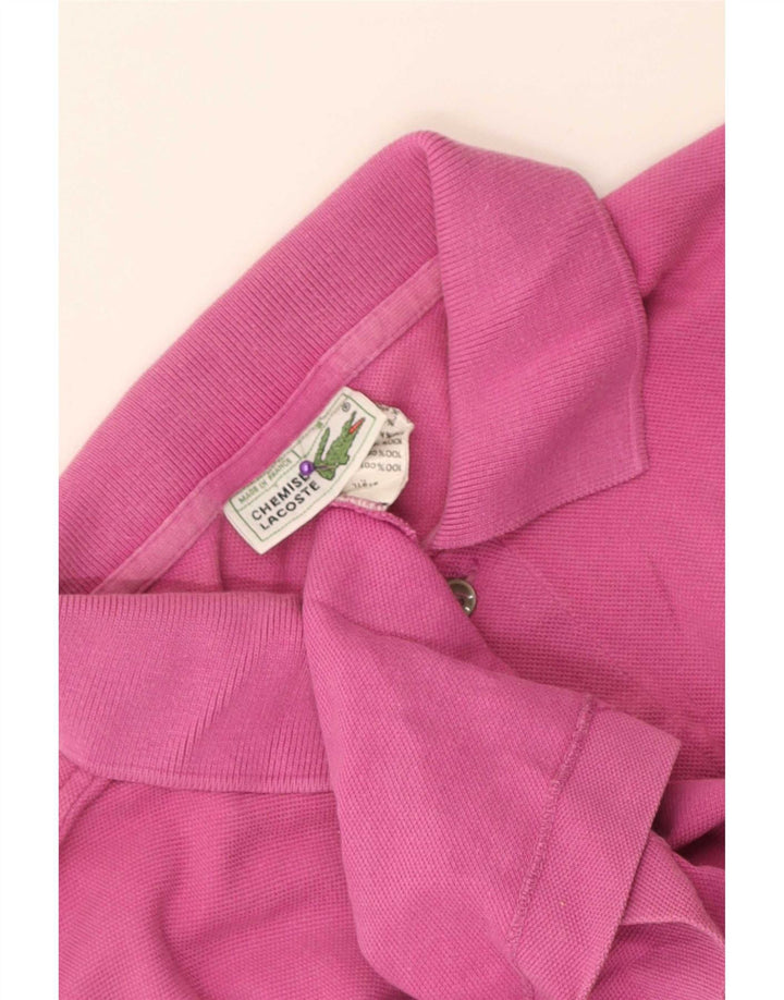 Polo da uomo Lacoste taglia 3 piccola in cotone rosa