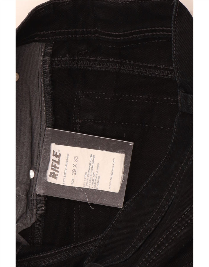Jeans slim da uomo Rifle W29 L33 cotone nero