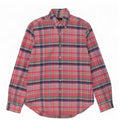 Polo Ralph Lauren Camicia da uomo in cotone a quadri grandi rosa
