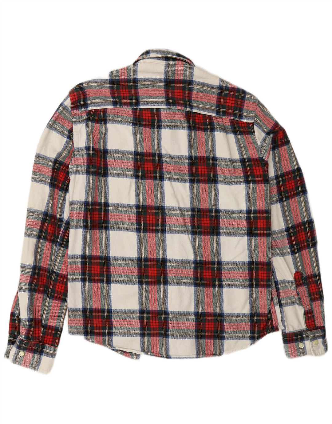Camicia in flanella da uomo Jack Wills piccola in cotone scozzese rosso