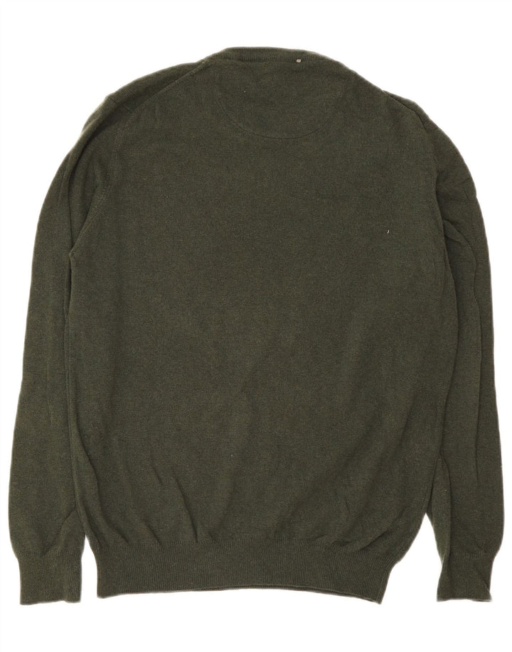 Maglione maglione girocollo da uomo Harmont & Blaine grande verde in poliammide