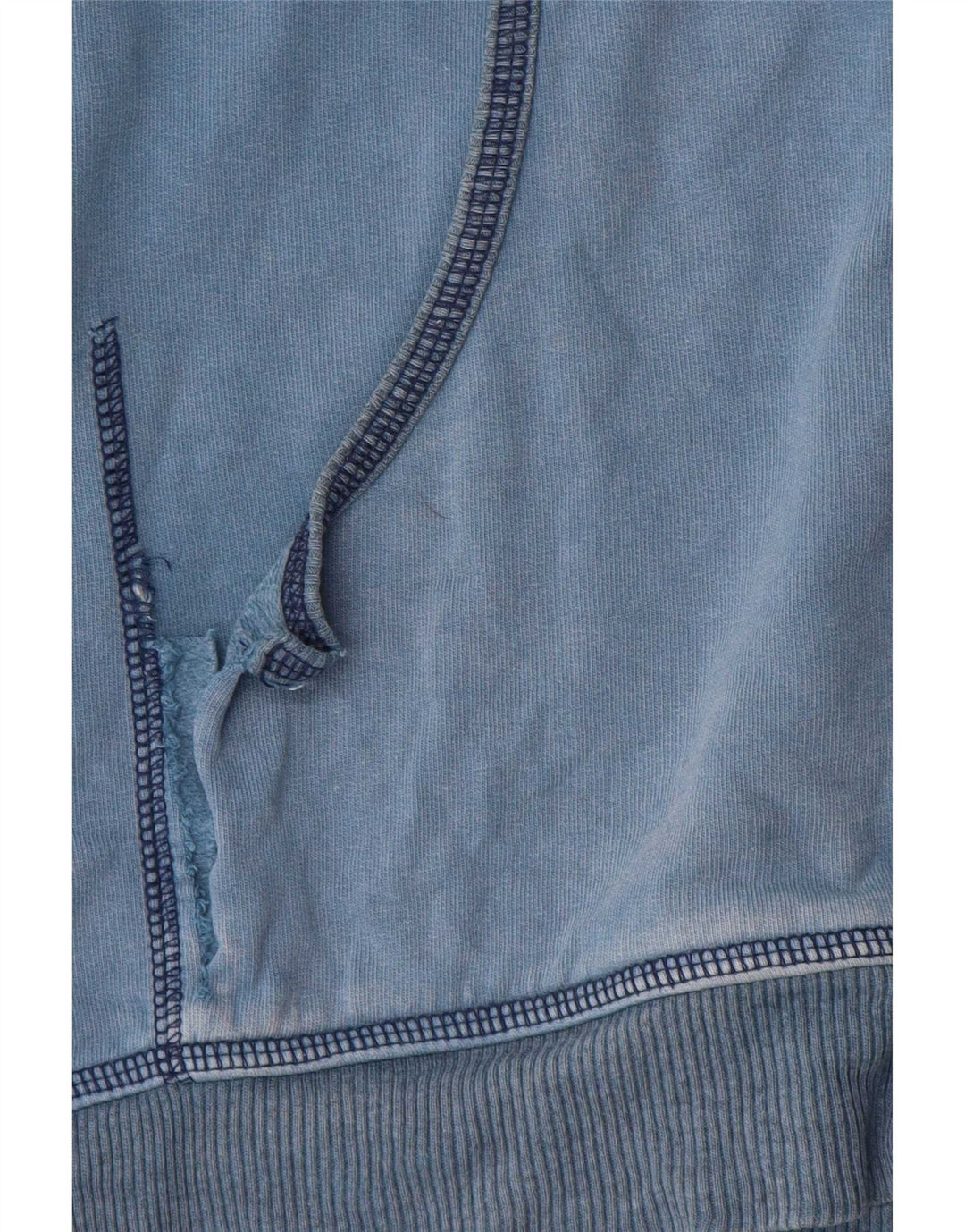 Maglione con cappuccio e zip da donna Lee UK 14 Cotone blu medio