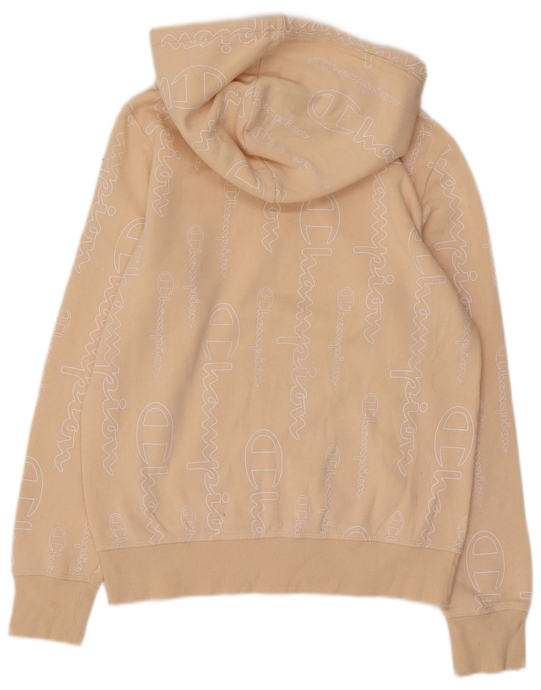 Felpa con cappuccio grafica da donna Champion UK 12 Beige medio
