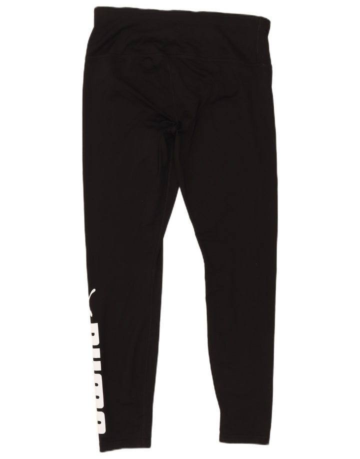 Leggings grafici da donna Puma UK 18 XL poliestere nero