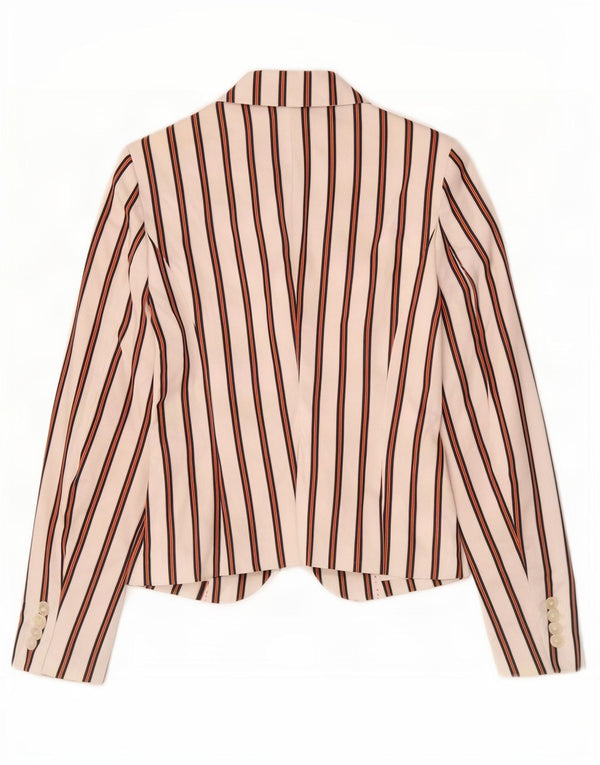Giacca blazer a 2 bottoni da donna Tommy Hilfiger US 4 Small White Striped