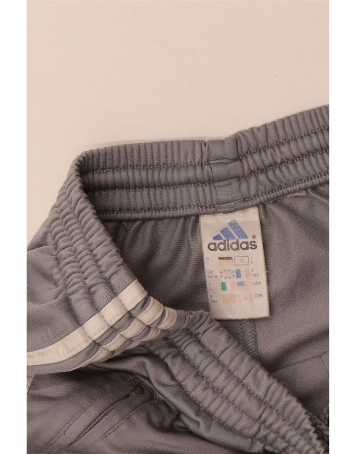 Pantaloni da tuta da uomo ADIDAS UK 34/36 Small Grigio Poliestere