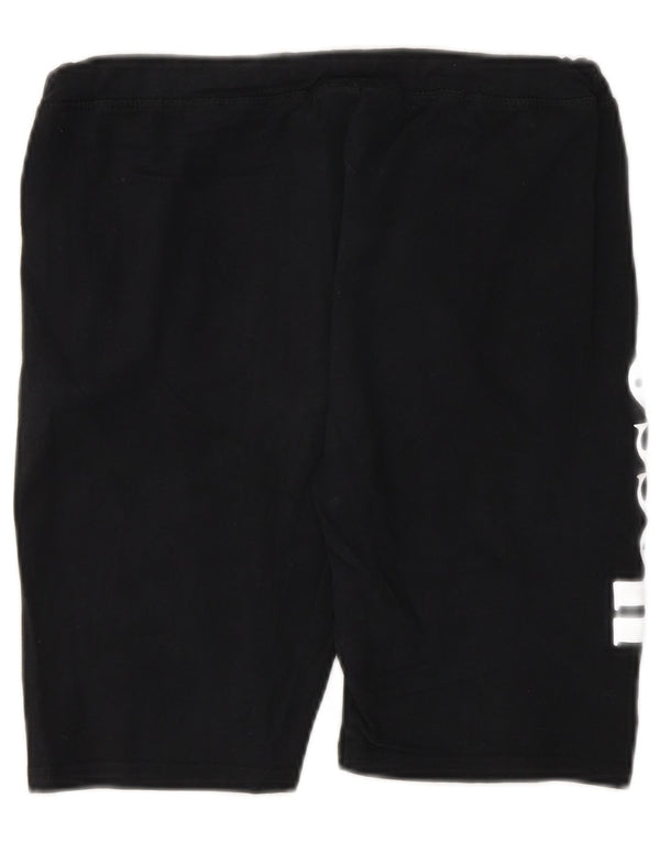 Pantaloncini sportivi grafici da donna Ellesse UK 12 cotone medio nero