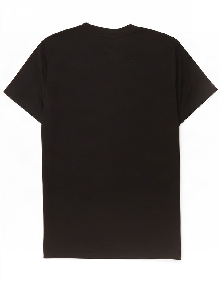 T-shirt Nike da uomo Dri Fit, top in poliestere nero medio