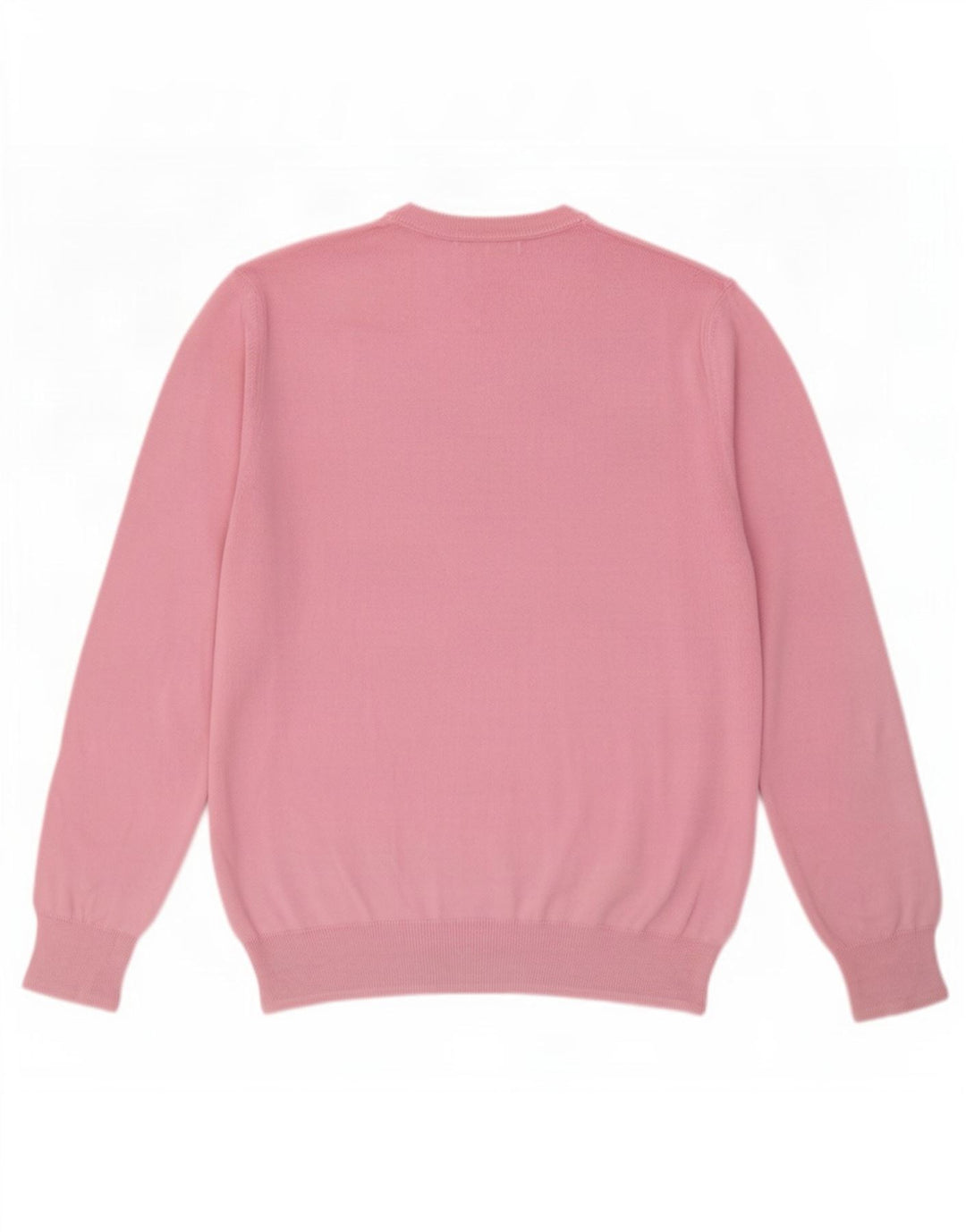 Maglione Zara da uomo con scollo a V grande in cotone rosa