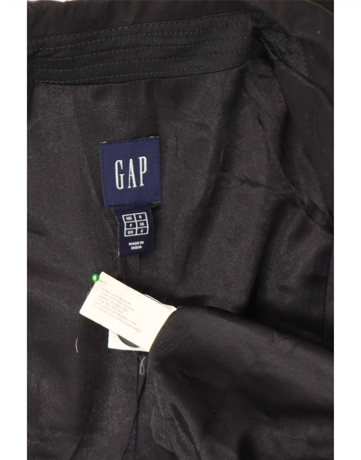 Giacca blazer da donna a 1 bottone Gap UK 6 XS cotone nero