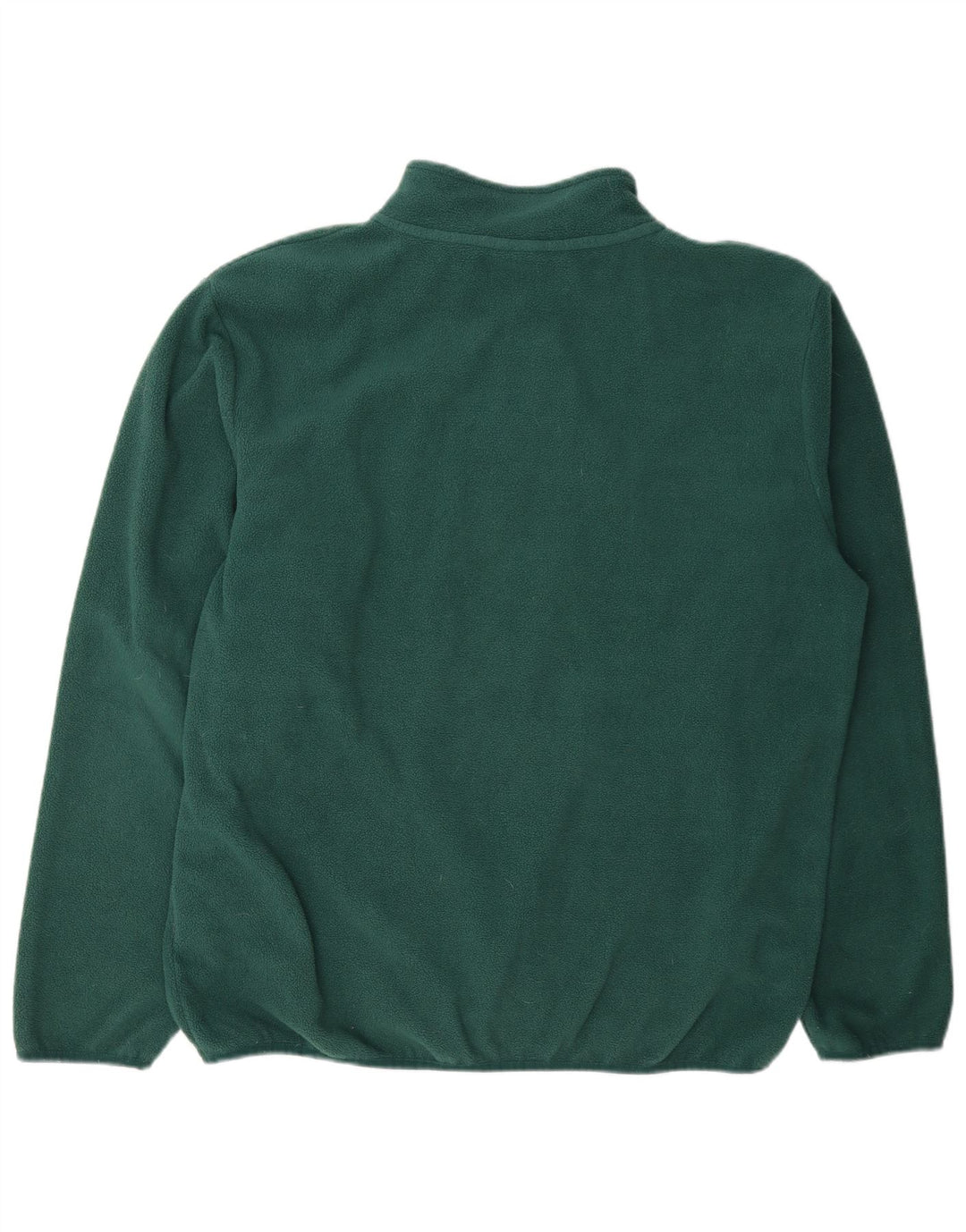 Umbro Maglione in pile con collo con zip grafica da uomo, grande poliestere verde