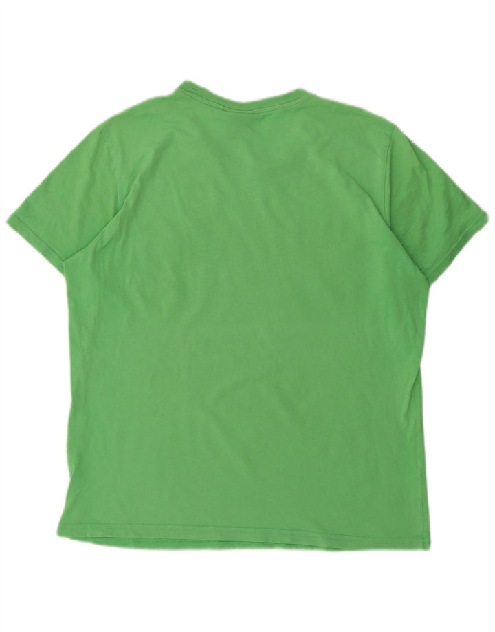 T-shirt grafica da uomo Champion Top verde medio