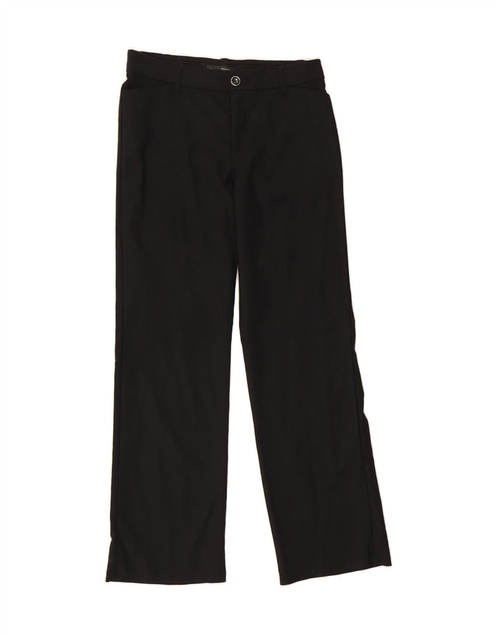 LEE Womens Mid Rise Regular Fit Casual Trousers US 6 Medium W30 L31 Black Vintage Lee and Second-Hand Lee from Messina Hembry 