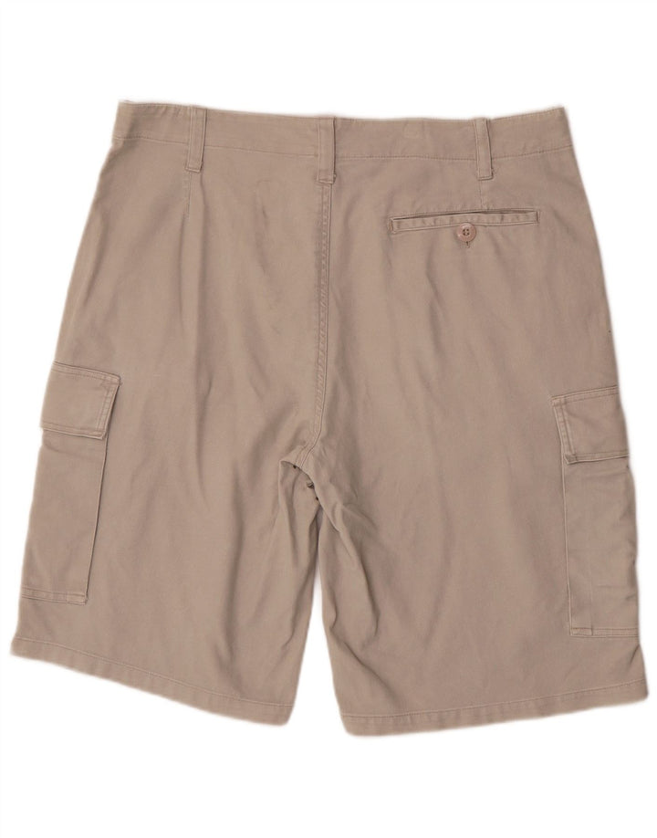Pantaloncini cargo vintage da uomo 2XL W38 in cotone grigio
