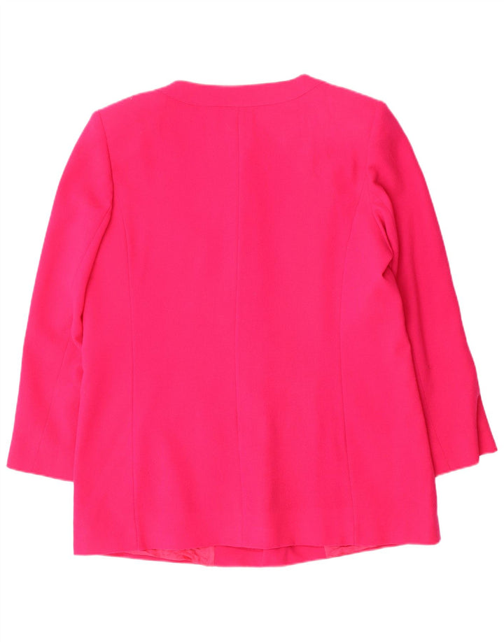 Marina Rinaldi Set gonna da donna a 5 bottoni in 2 pezzi taglia 19 piccola W32 rosa