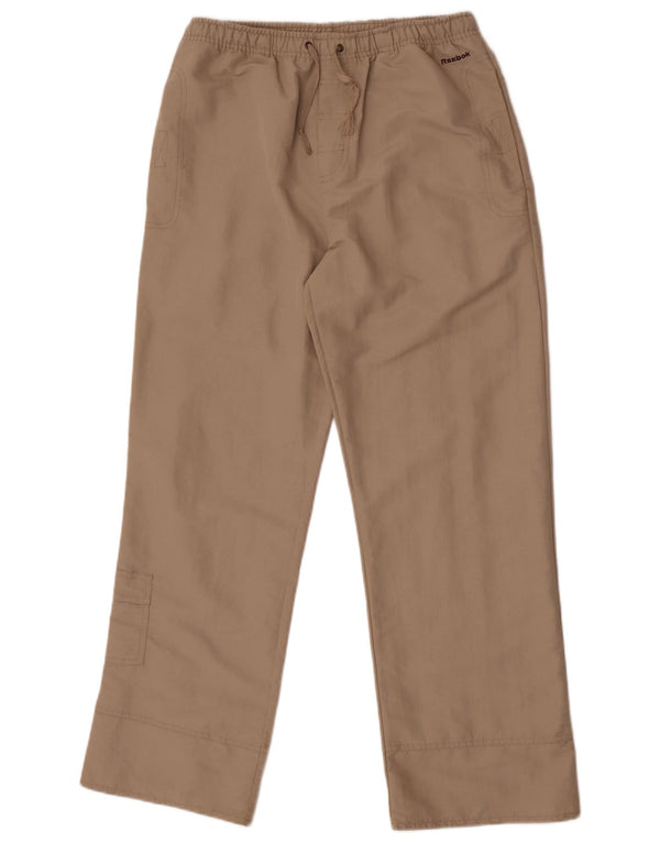 Pantaloni da tuta Reebok da donna UK 12 Nylon beige medio