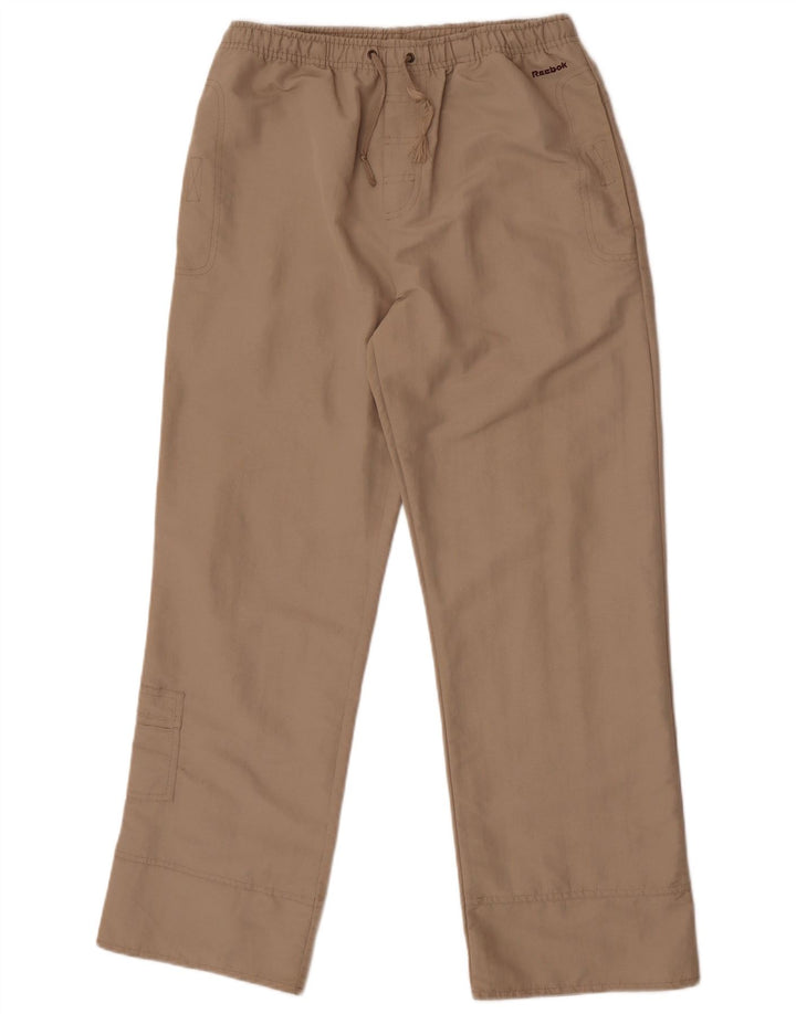 Pantaloni da tuta Reebok da donna UK 12 Nylon beige medio