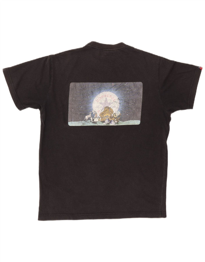 CONVERSE T-shirt grafica da uomo Chuck Taylor Top nera media