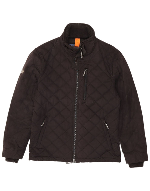 Giacca trapuntata da uomo Superdry The Windhiker UK 42 XL poliestere nero