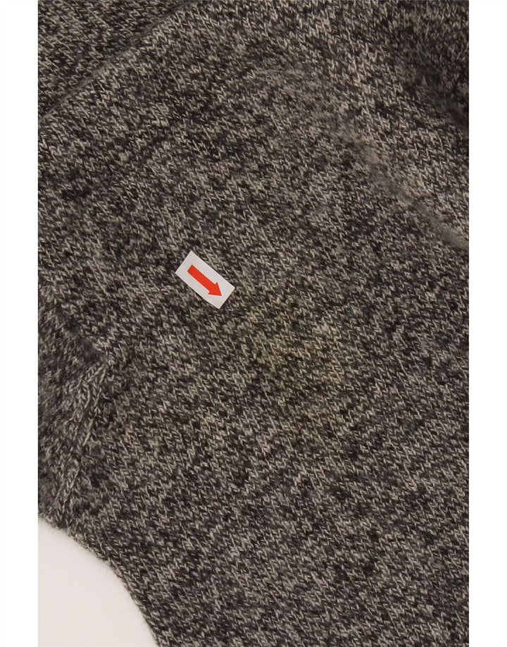 Maglione da uomo con scollo a V Invicta grande grigio screziato