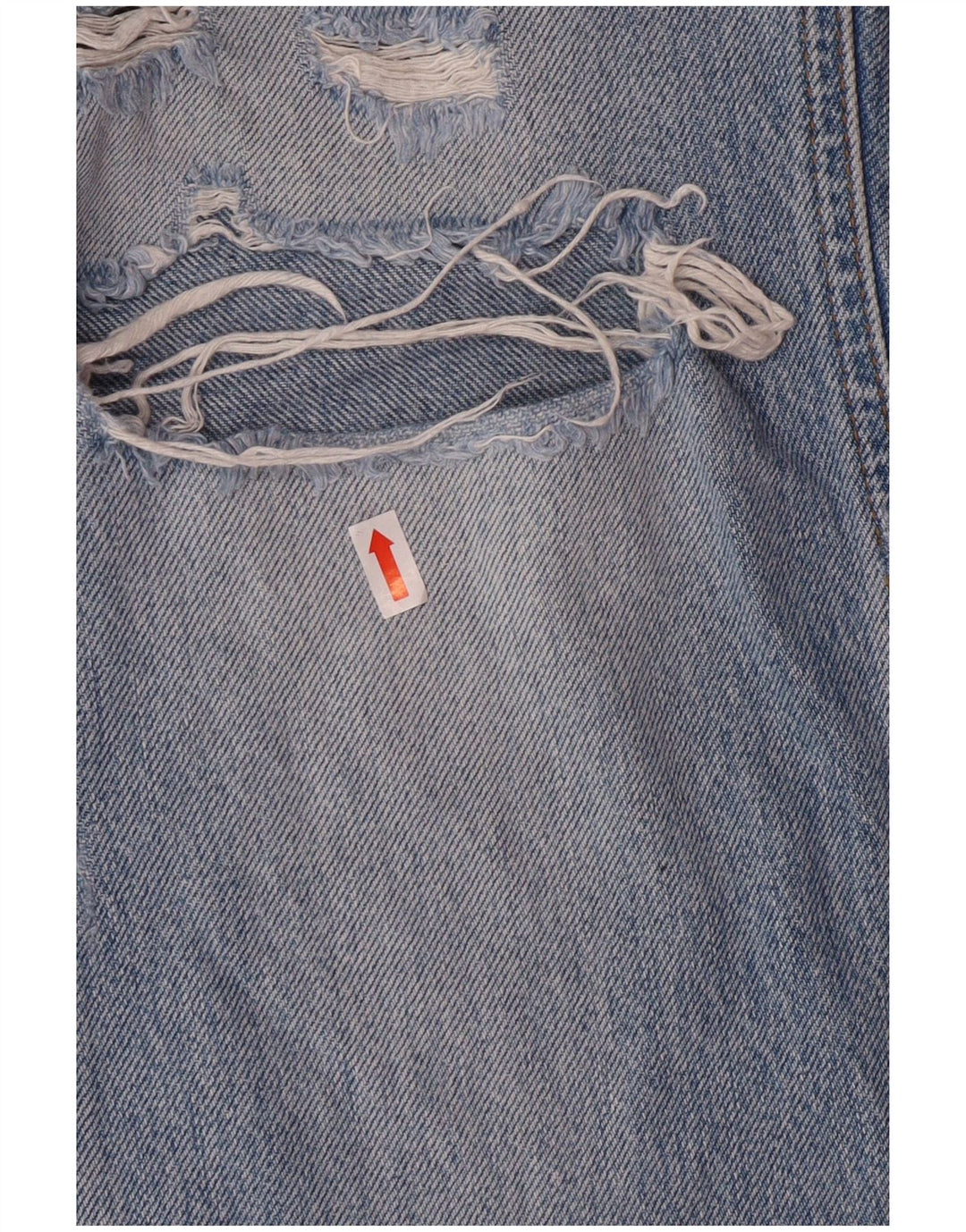 Jeans affusolati invecchiati Zara da donna EU 36 XS W26 L27 Blu cotone Grunge