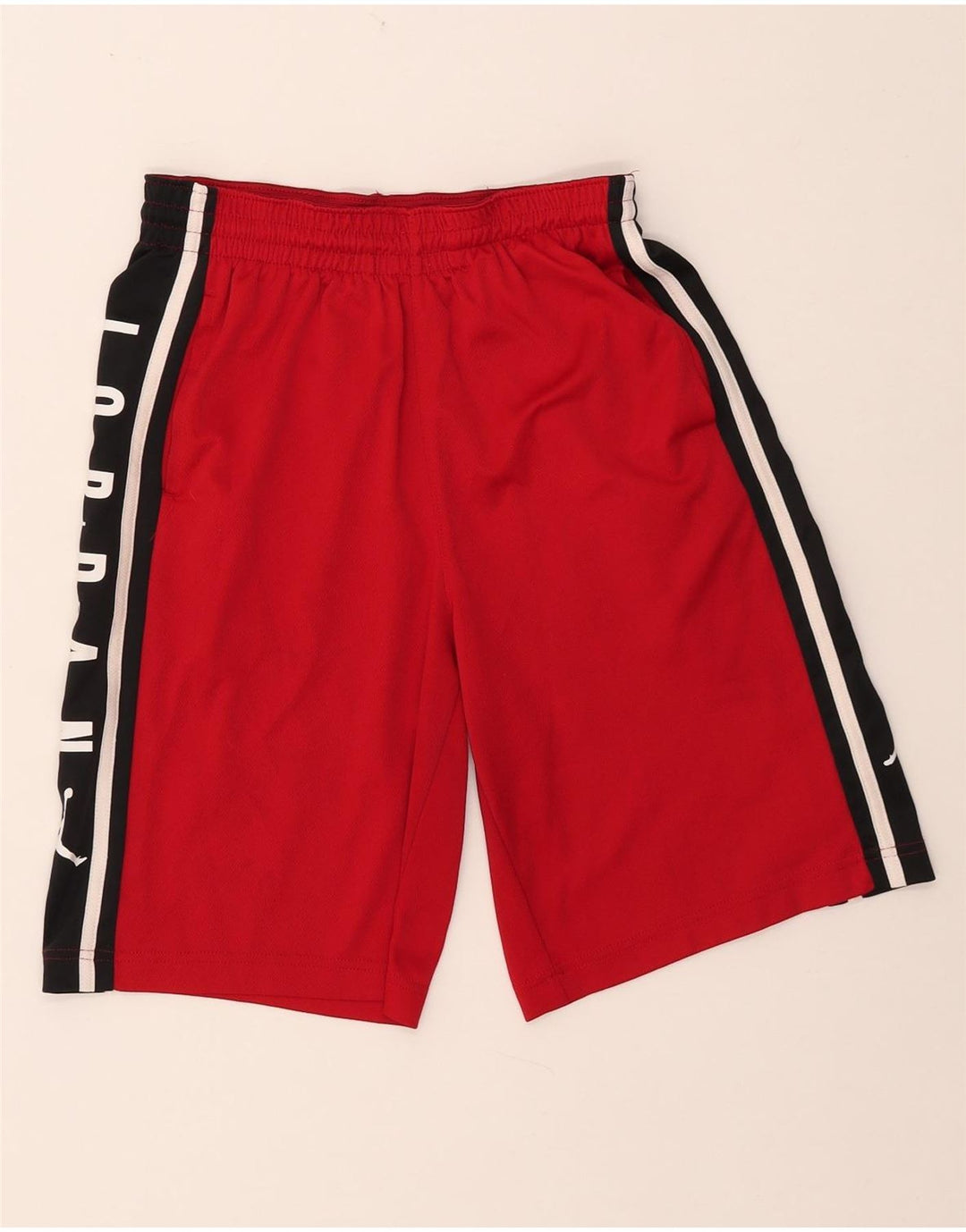 Pantaloncini sportivi JORDAN da ragazzo Dri Fit Graphic 13-14 anni XL rosso color block