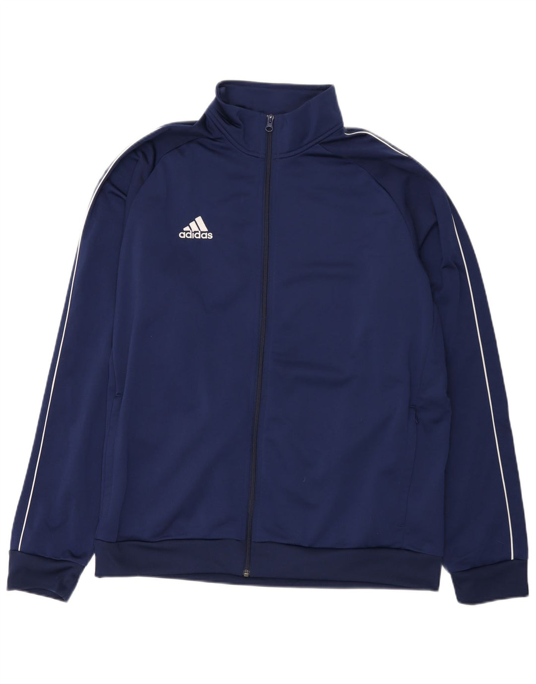 Giacca da ginnastica da uomo Adidas XL in poliestere blu navy