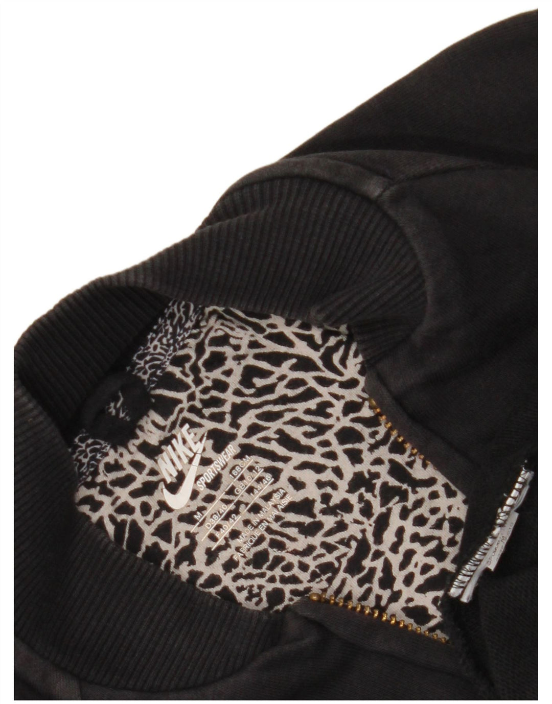 Giacca da tuta da donna Nike UK 10/12 Medium Nera