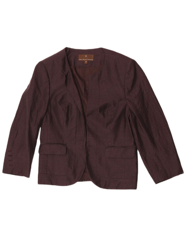 Giacca blazer da donna con maniche a 3/4 Fenn Wright Manson UK 16 grande viola