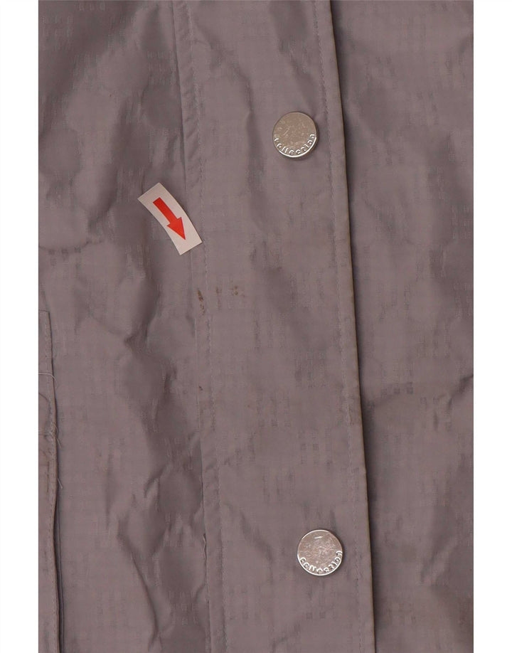 Giacca antipioggia con cappuccio da donna Marks & Spencer UK 16 grande poliestere grigio