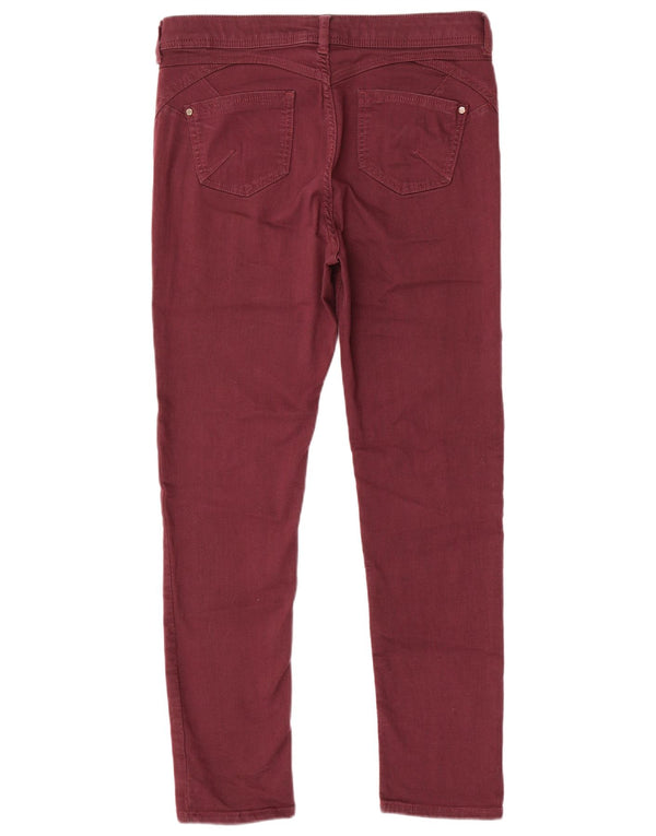 Jeans Marks & Spencer Per Una Jegging da donna UK 14 Large W32 L29 Borgogna