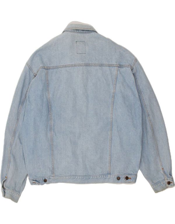 CASUCCI Giacca in denim da uomo UK 44 2XL Cotone blu