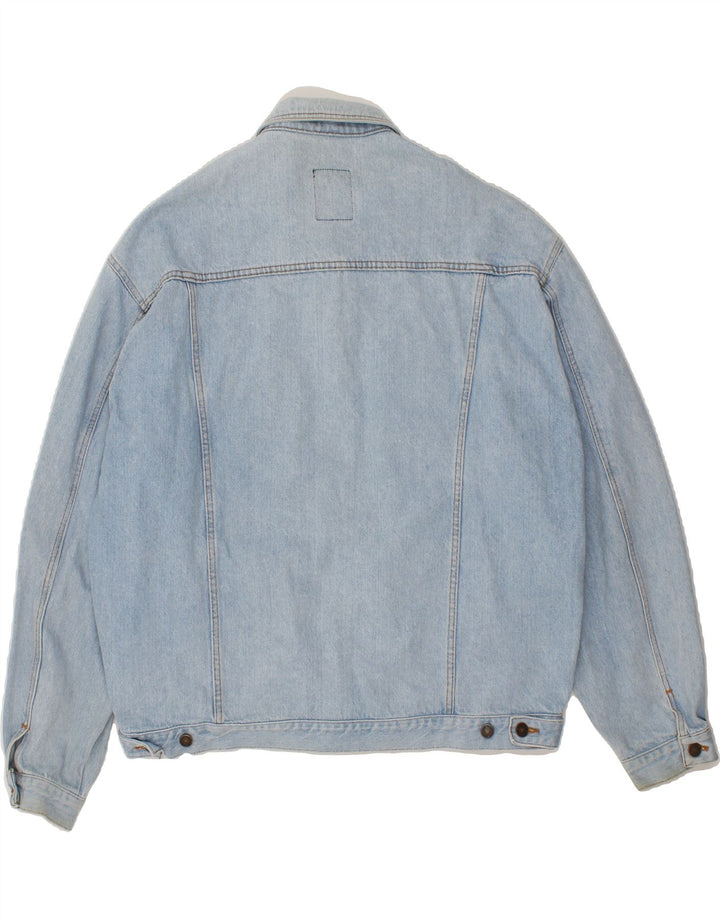 CASUCCI Giacca in denim da uomo UK 44 2XL Cotone blu