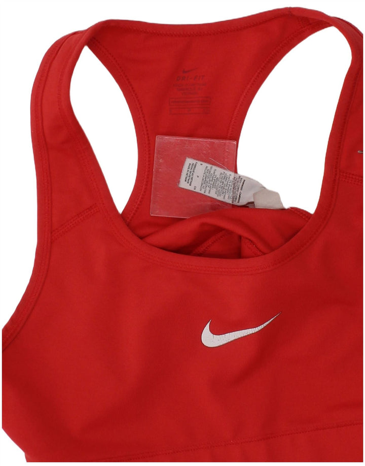 Reggiseno sportivo Nike Dri Fit da donna, piccolo, rosso, in poliestere