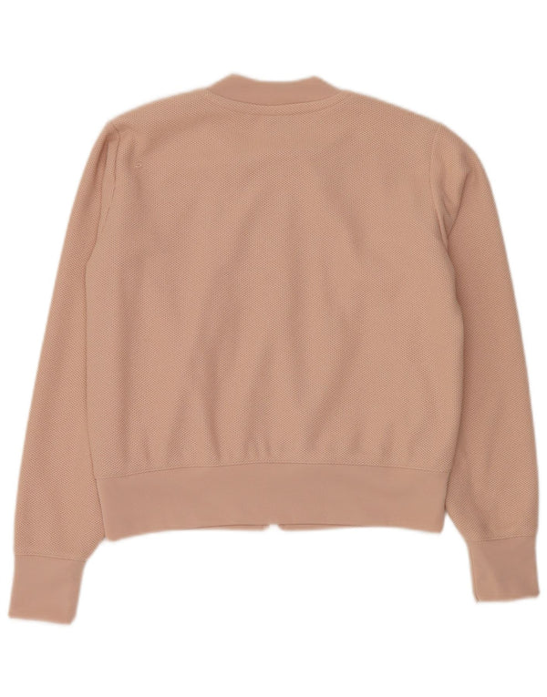 CHAMPION Giacca da tuta oversize corta da donna UK 10 piccola rosa