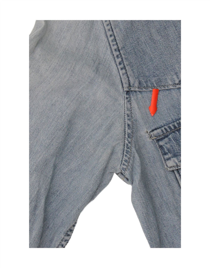 Camicia in denim vestibilità regolare da donna Rifle UK 12 Cotone blu medio