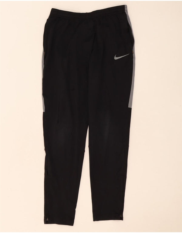 Pantaloni da tuta Nike da ragazzo Dri Fit 12-13 anni Large Black Colourblock