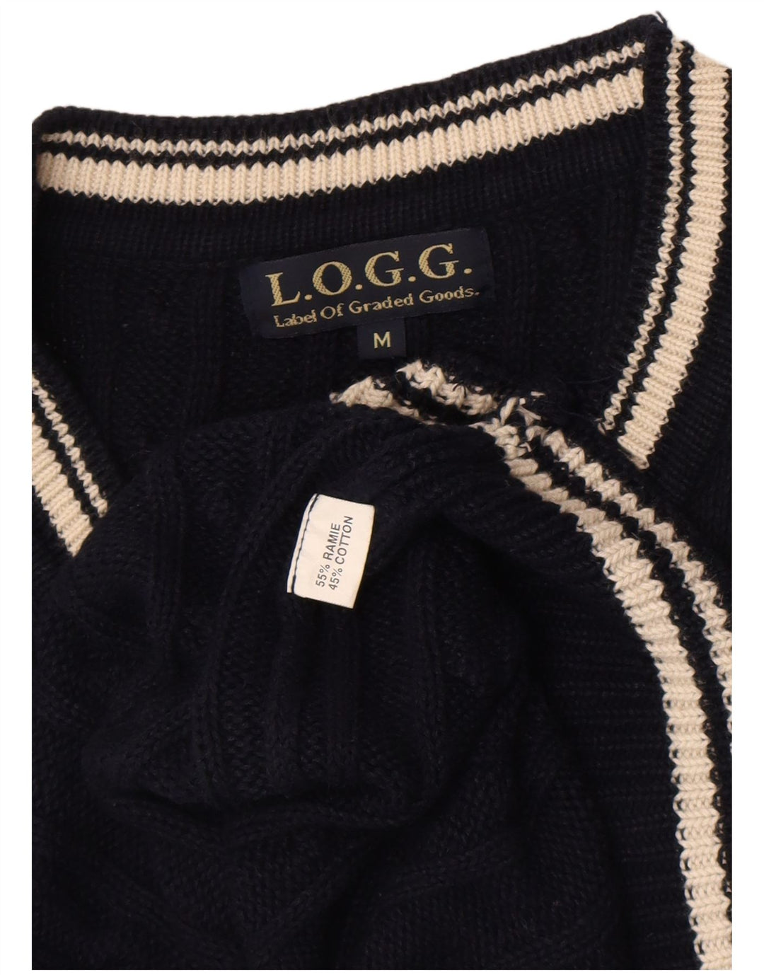 Canotta da uomo L.O.G.G. Canotta media in ramie blu navy