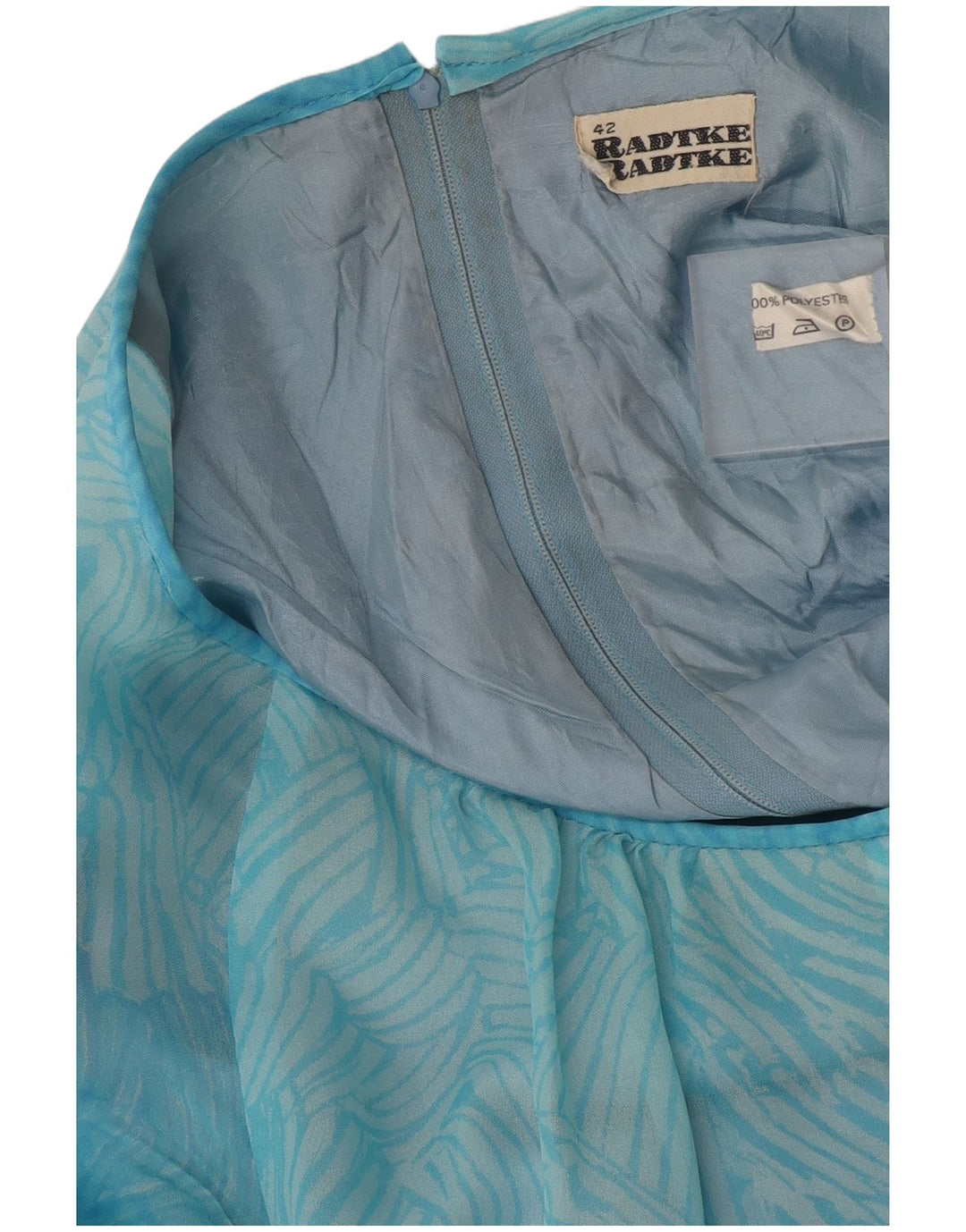 Abito a trapezio da donna con motivo astratto Radtke EU 42 grande multicolore