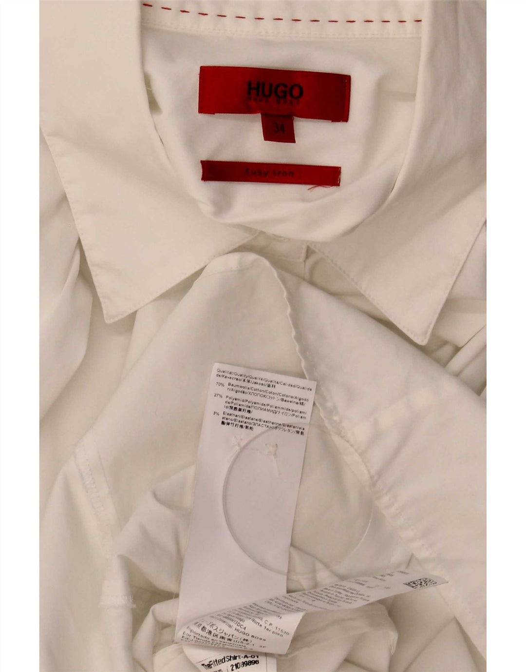 Camicia da donna Hugo Boss EU 34 XS cotone bianco