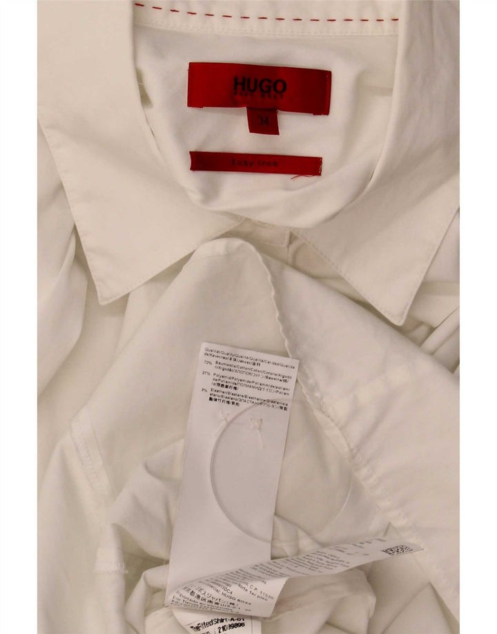 Camicia da donna Hugo Boss EU 34 XS cotone bianco