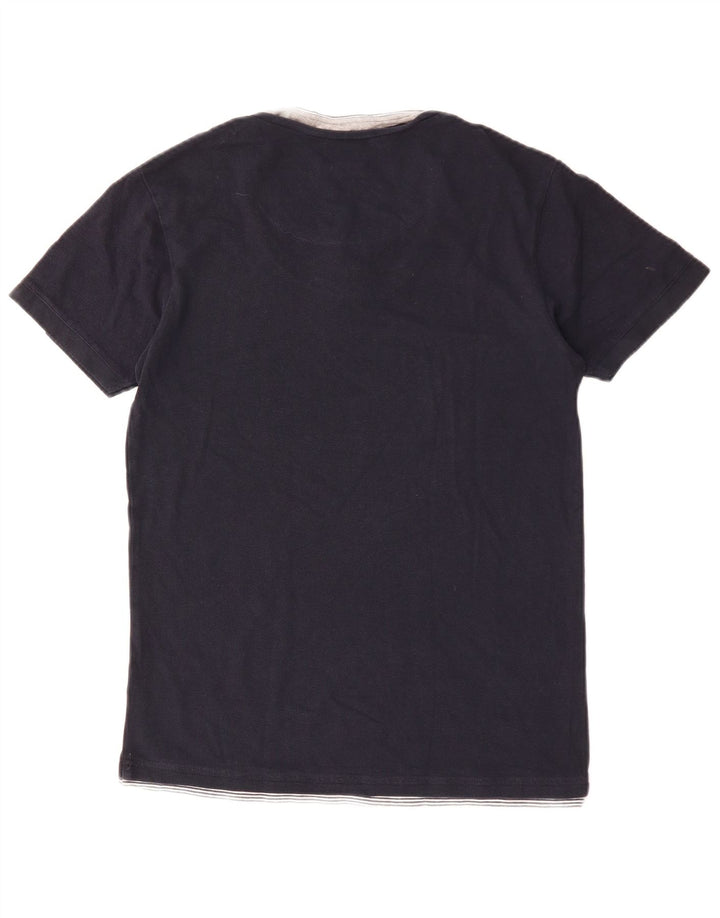 T-shirt Zara da uomo Top Small Blu Navy