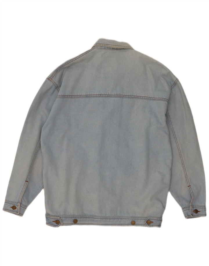 Giacca di jeans oversize da donna Together UK 10 Piccola novità in cotone blu