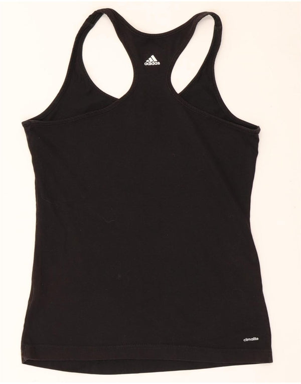 Canotta grafica ADIDAS da donna Climalite UK 8/10 piccola nera