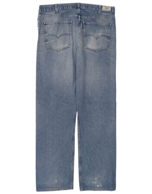 Levi's Mens Straight Jeans W38 L34 Blue