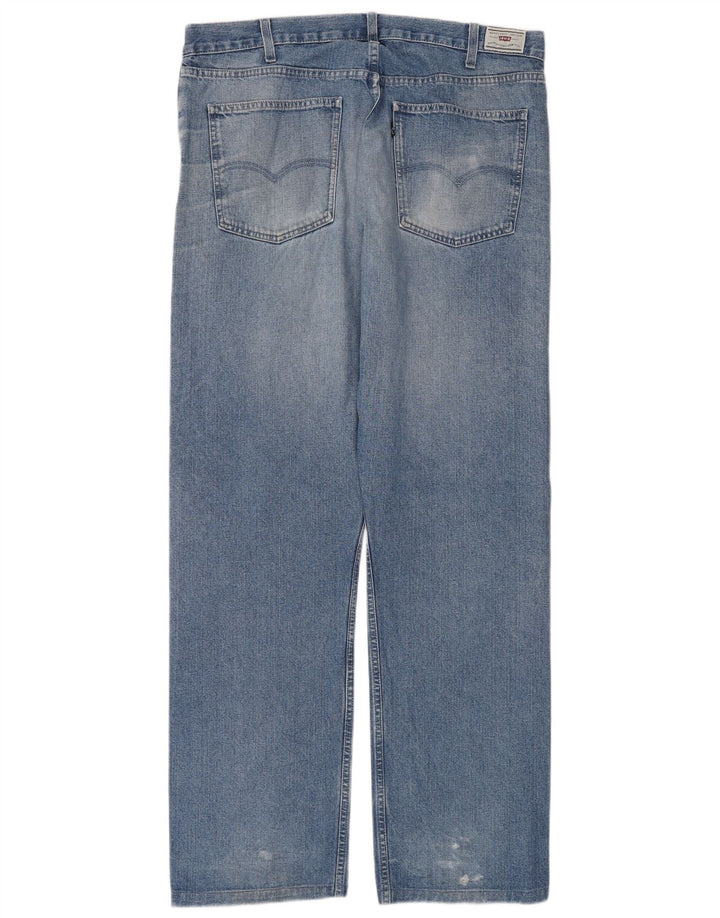 Jeans dritti da uomo Levi's W38 L34 Blu